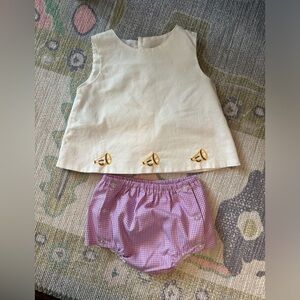 LSU Smocked Set